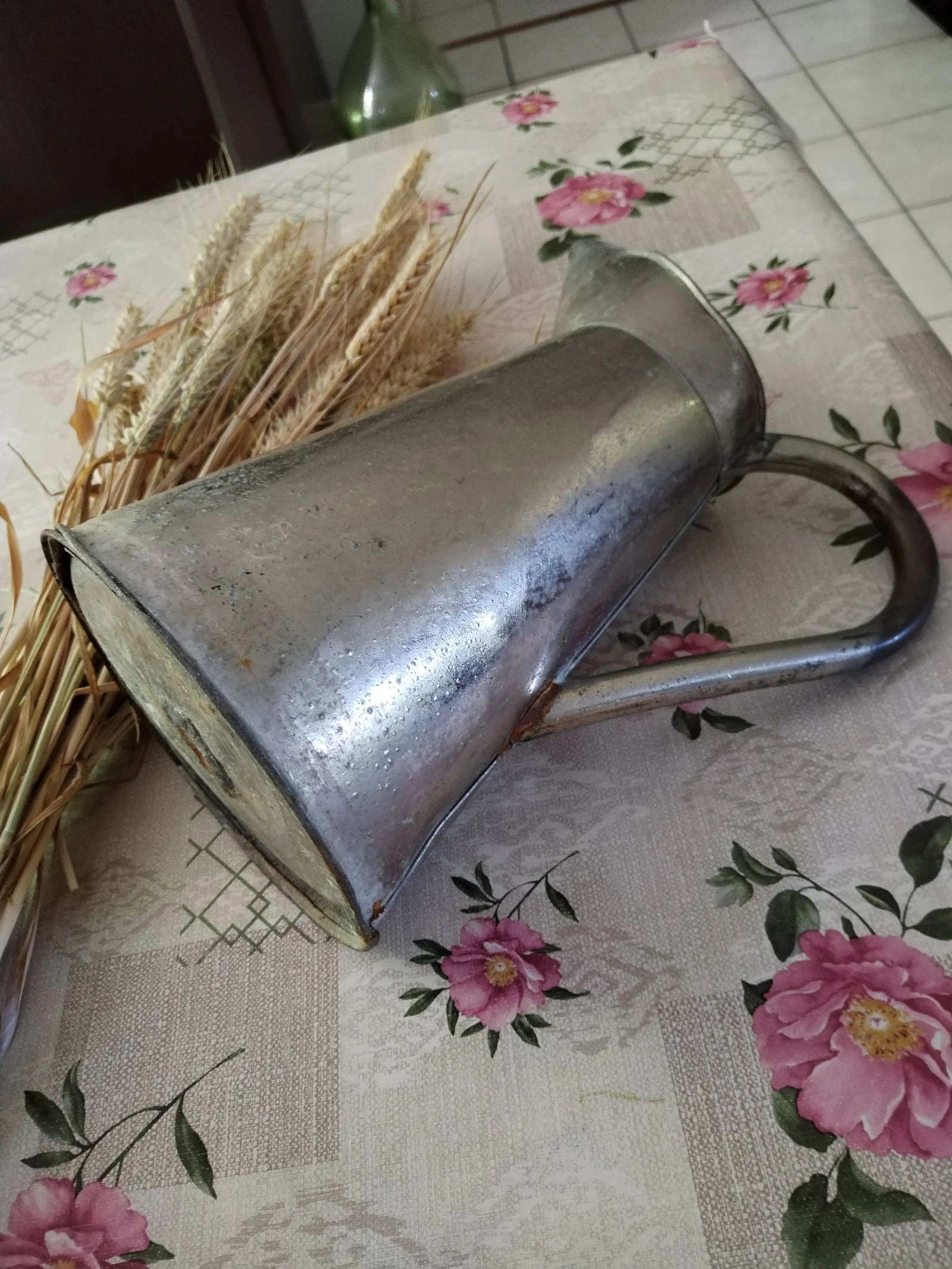 Bonita brocha antigua vintage retro en metal plateado. – photo 7